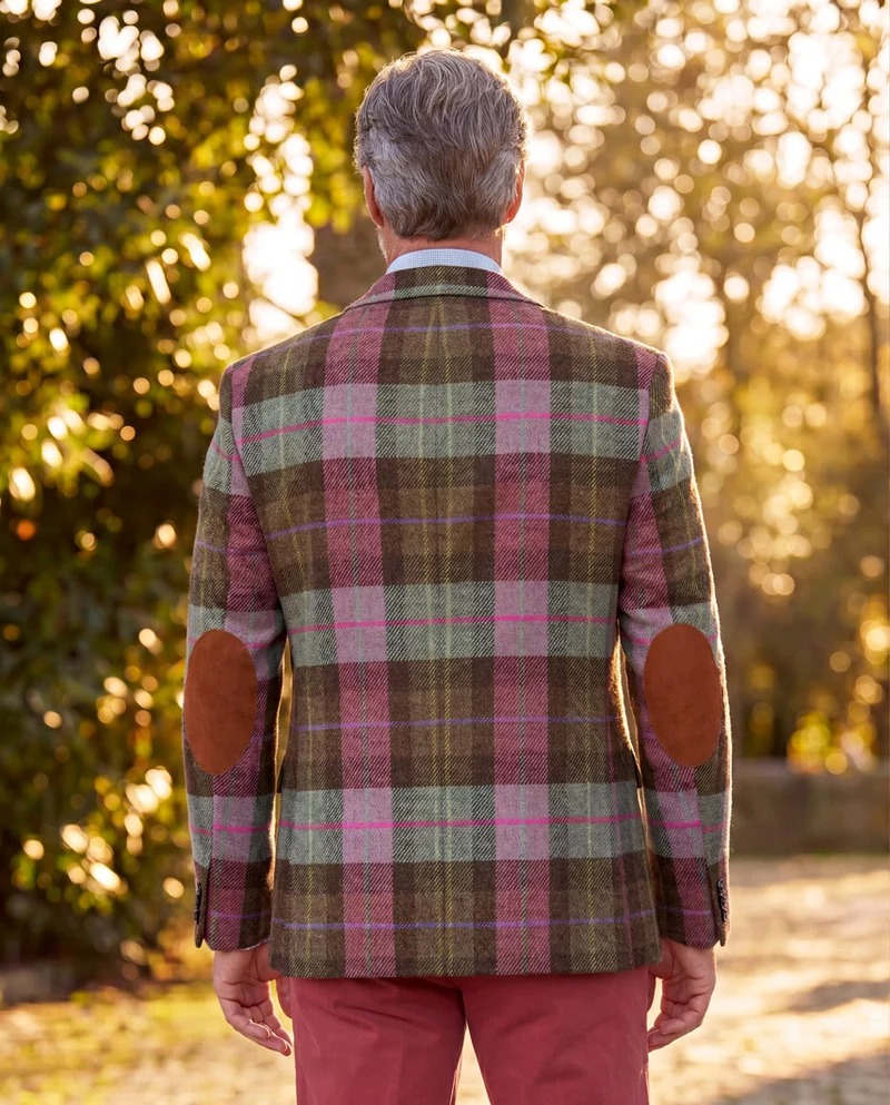 Harris Tweed Sakko "London" in tartan check