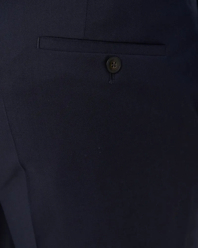 Herren-Chino "Mr. Miller MF Suit" in navy aus feiner Super-100’s-Schurwolle