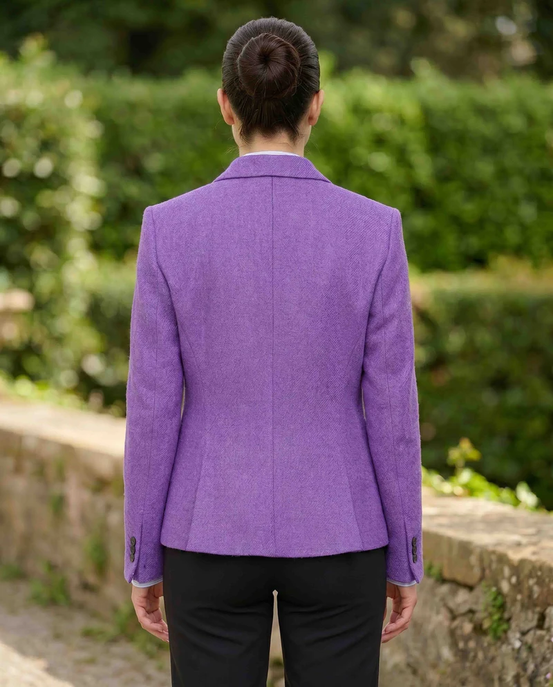 Harris Tweed Blazer "Ladiesclub" in lavendel