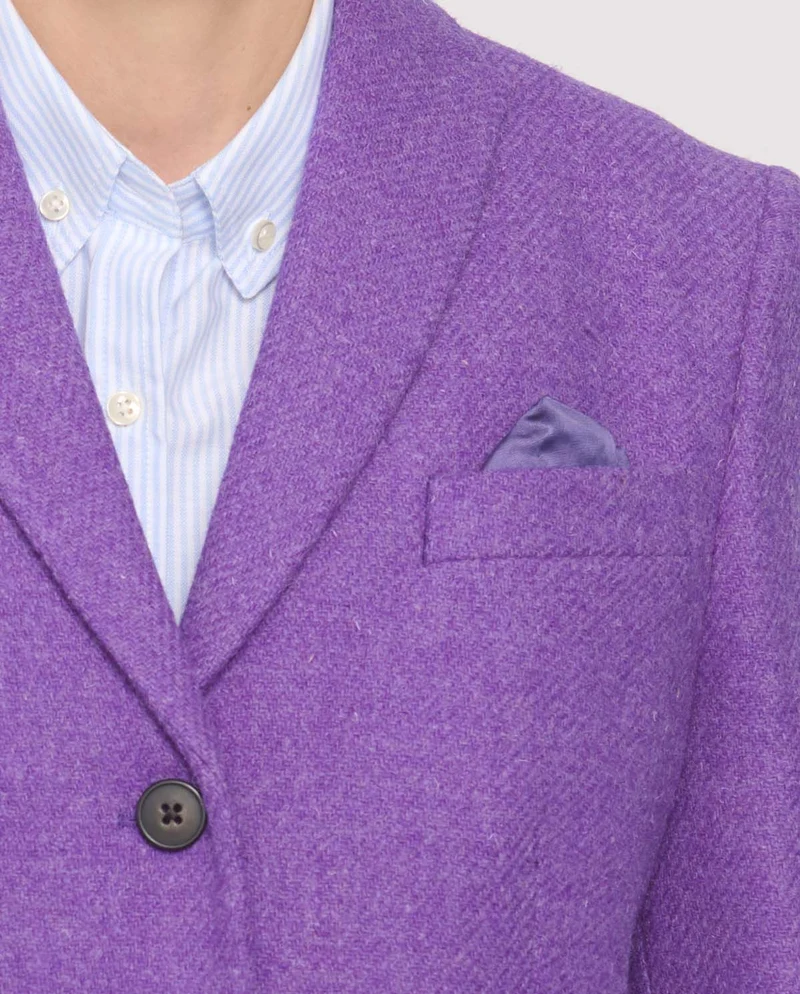 Harris Tweed Blazer "Ladiesclub" in lavendel