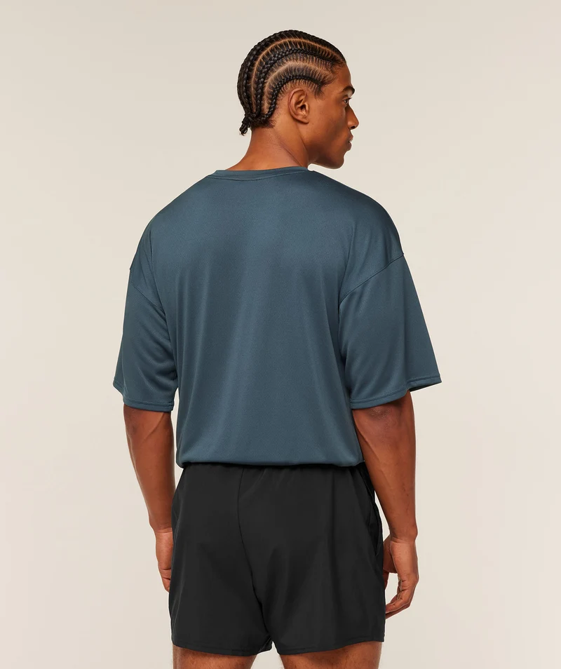 Gymshark Arrival Oversized T-Shirt - Stealth Blue