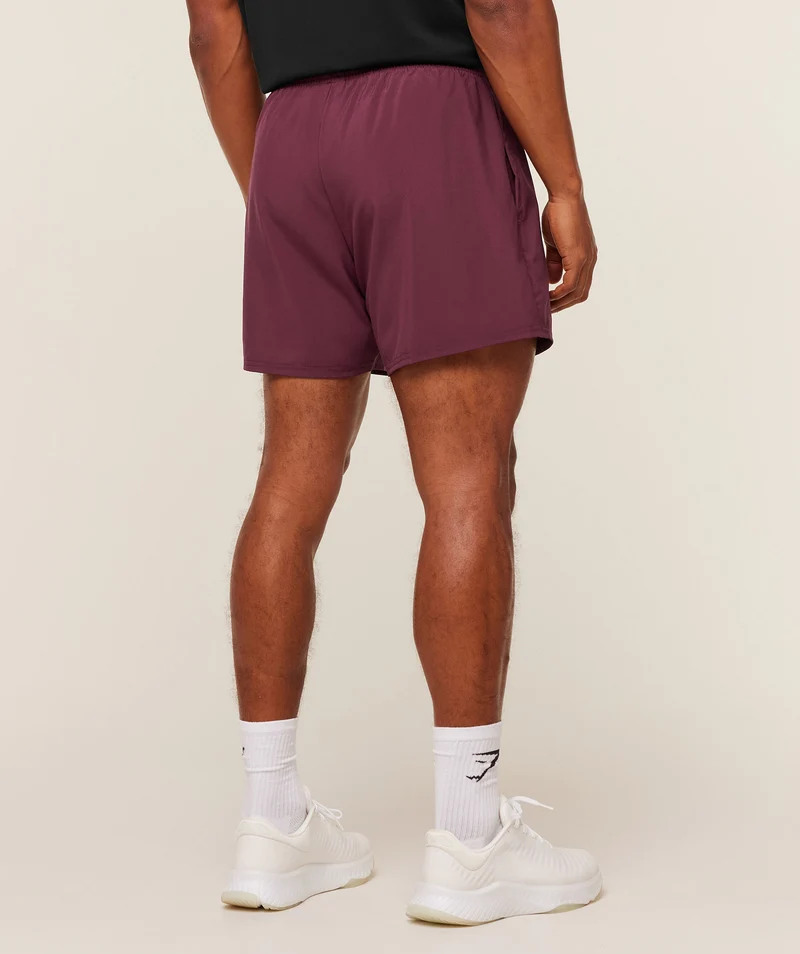 Gymshark Arrival 5" Shorts - Impact Burgundy