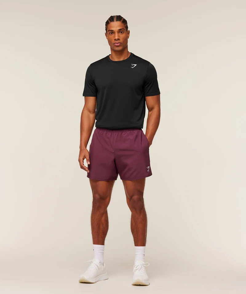 Gymshark Arrival 5" Shorts - Impact Burgundy