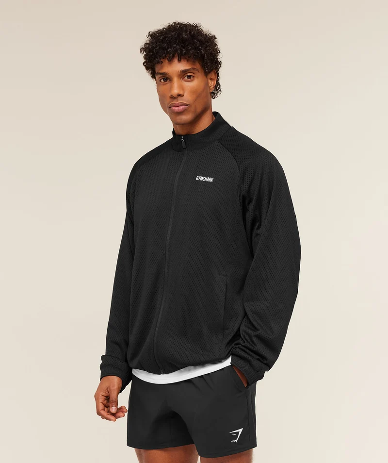 Gymshark Train Zip Through Jacket - Black