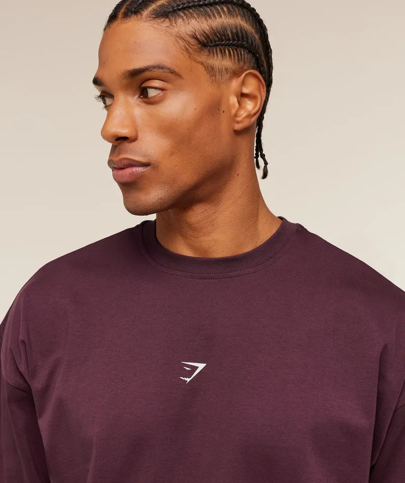 Gymshark Atlas T-Shirt - Impact Burgundy