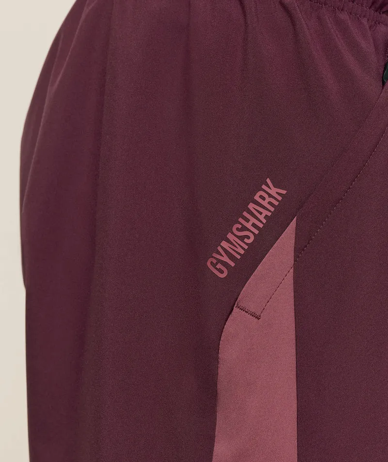 Gymshark Sport 7" Shorts - Impact Burgundy/Reset Pink