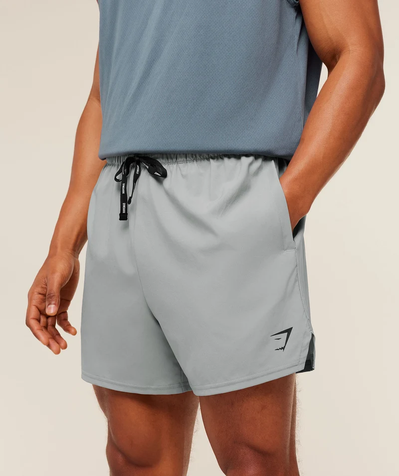 Gymshark Train 5" Shorts - Smokey Grey