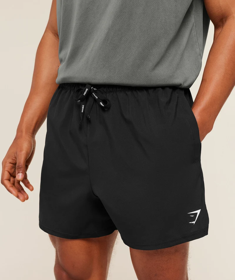 Gymshark Train 5" Shorts - Black