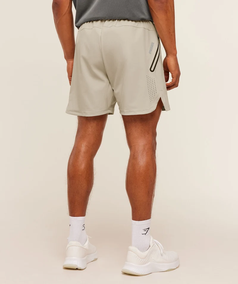 Gymshark Sport Hybrid 6" Shorts - Pebble Grey