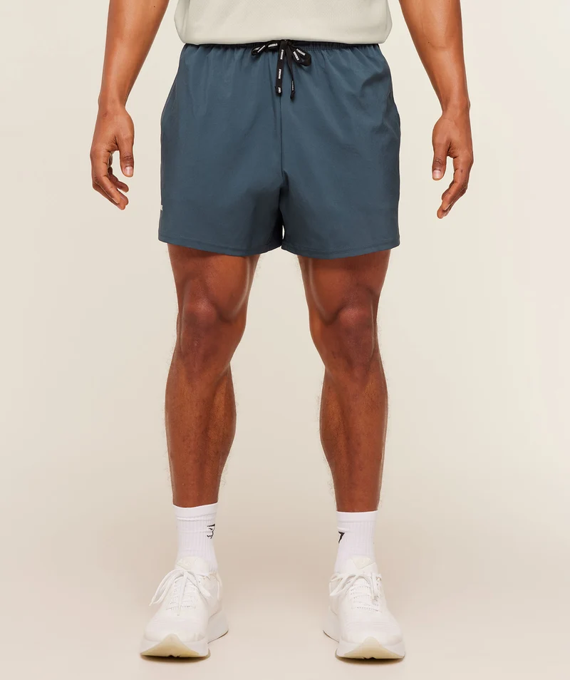 Gymshark Train 5" Shorts - Stealth Blue