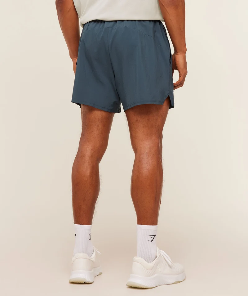 Gymshark Train 5" Shorts - Stealth Blue