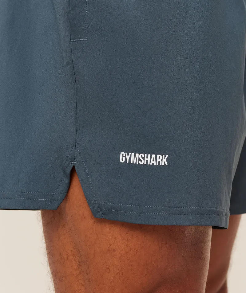 Gymshark Train 5" Shorts - Stealth Blue