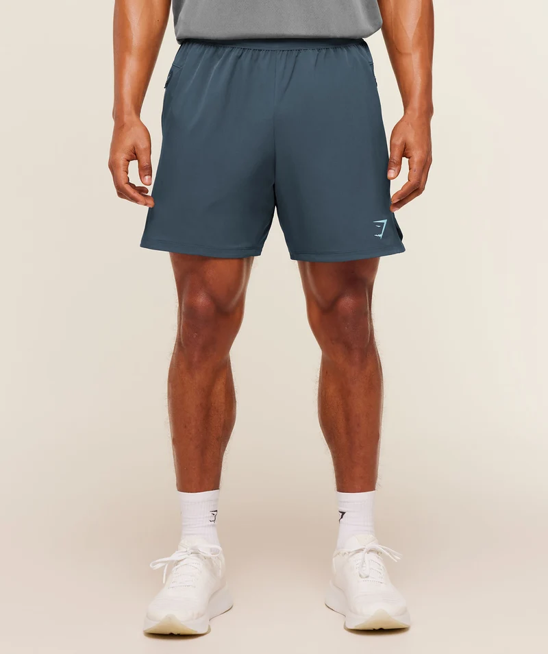 Gymshark Sport Hybrid 6" Shorts - Stealth Blue