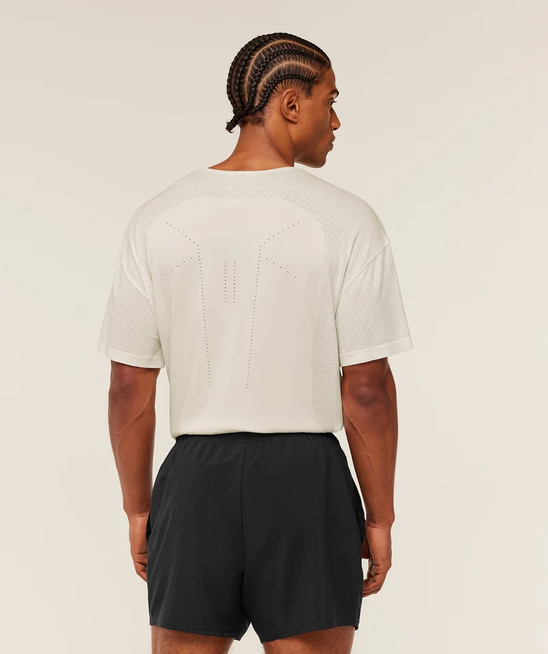 Gymshark Distance Seamless T-Shirt - Soft White