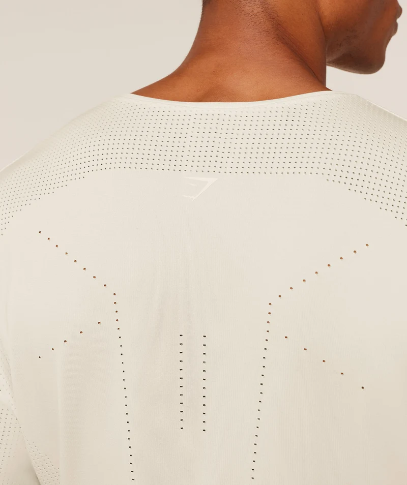 Gymshark Distance Seamless T-Shirt - Soft White