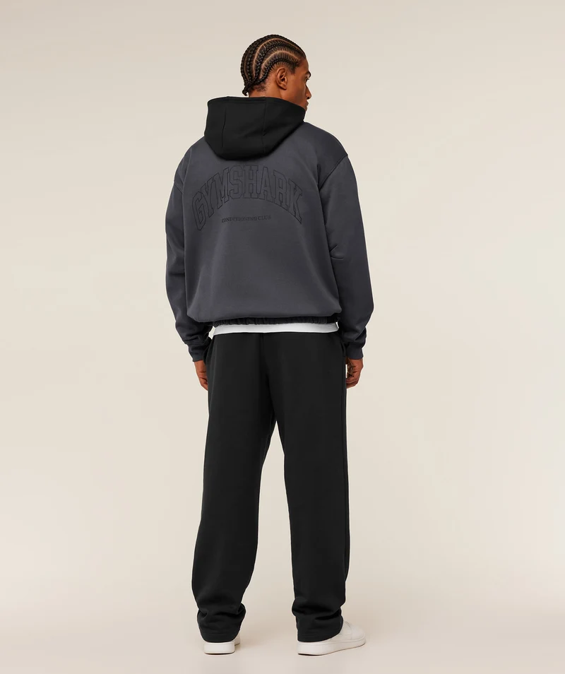 Gymshark Collegiate Tech Hoodie - Onyx Grey