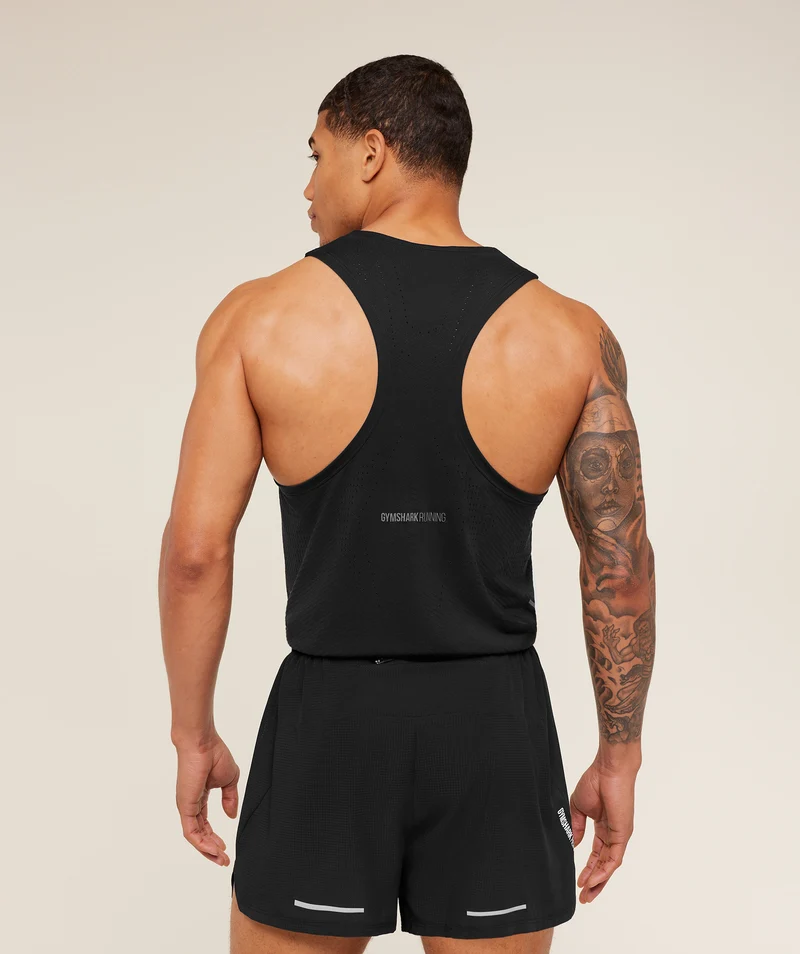 Gymshark Seamless Running Tank - Black
