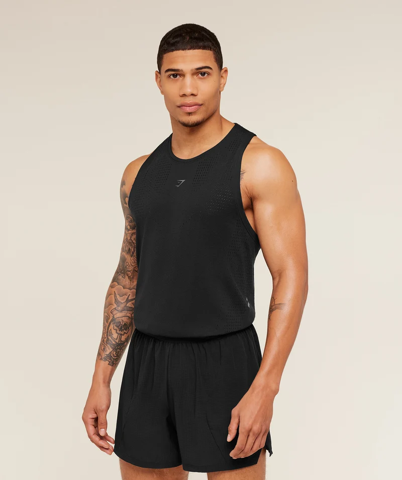 Gymshark Seamless Running Tank - Black