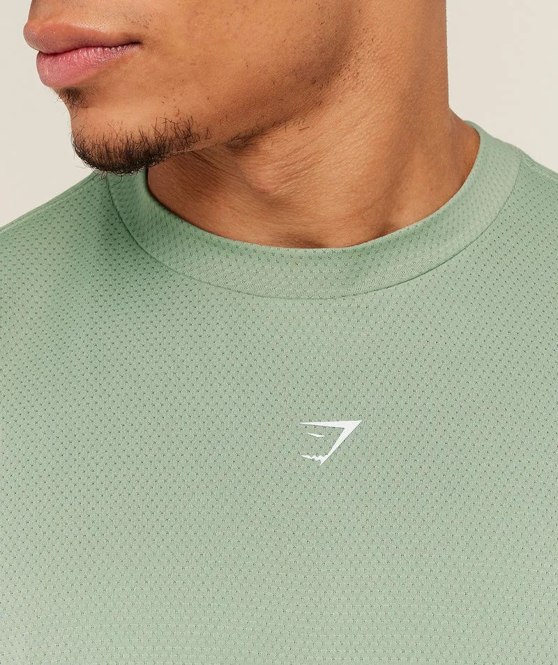 Gymshark Running Graphic T-Shirt - Haze Green