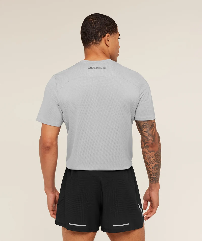 Gymshark Running T-Shirt - Stratus Grey