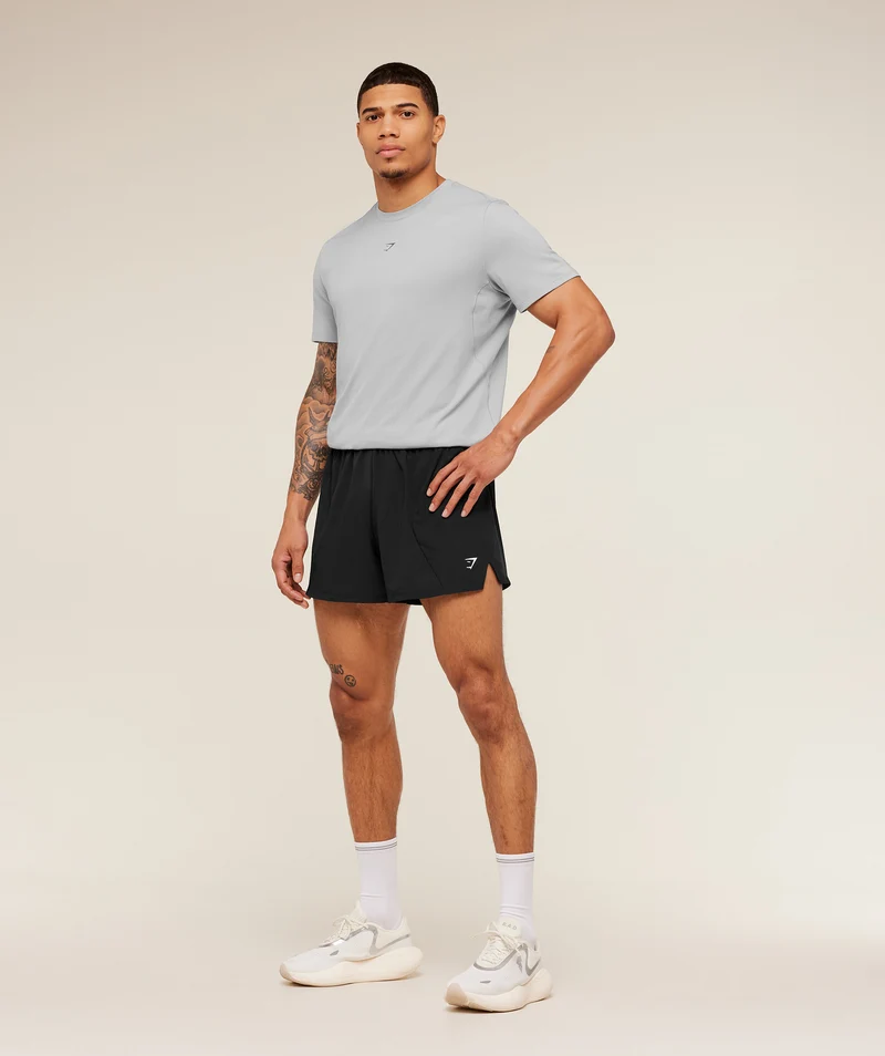 Gymshark Running T-Shirt - Stratus Grey