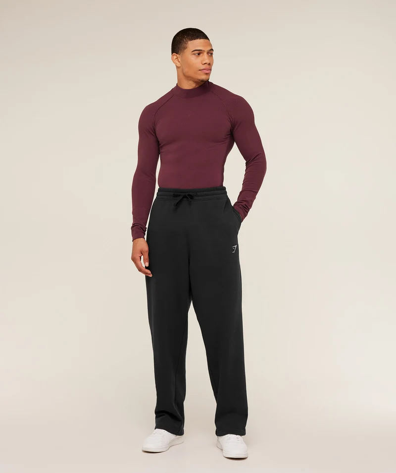 Gymshark Physique Long Sleeve T-Shirt - Impact Burgundy/Cherry Purple