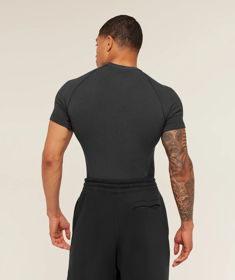 Gymshark Physique T-Shirt - Onyx Grey/Black