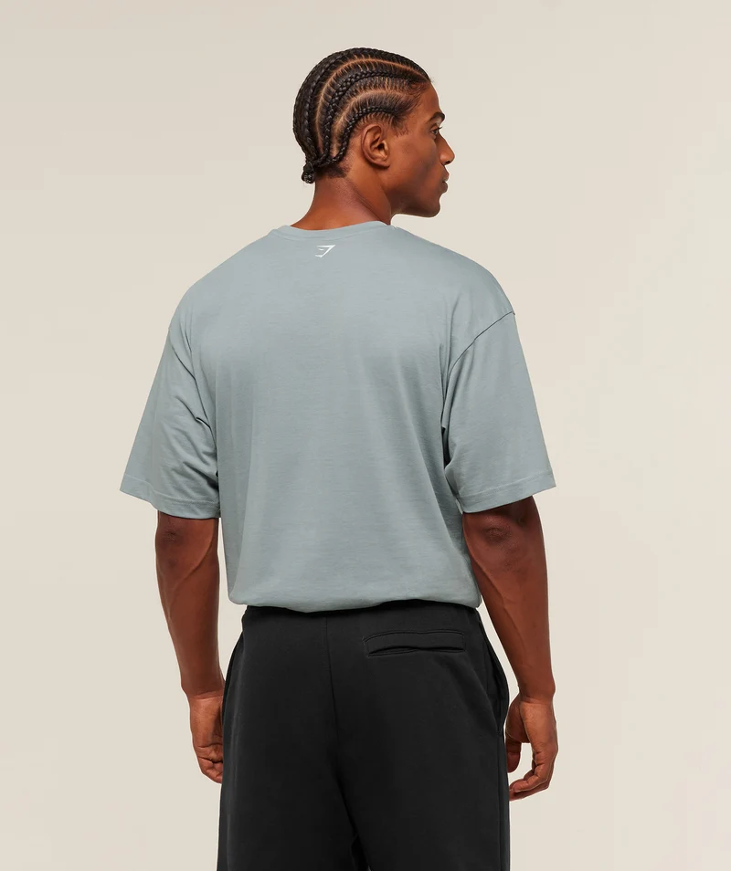 Gymshark 2012 Strength T-Shirt - Denim Grey