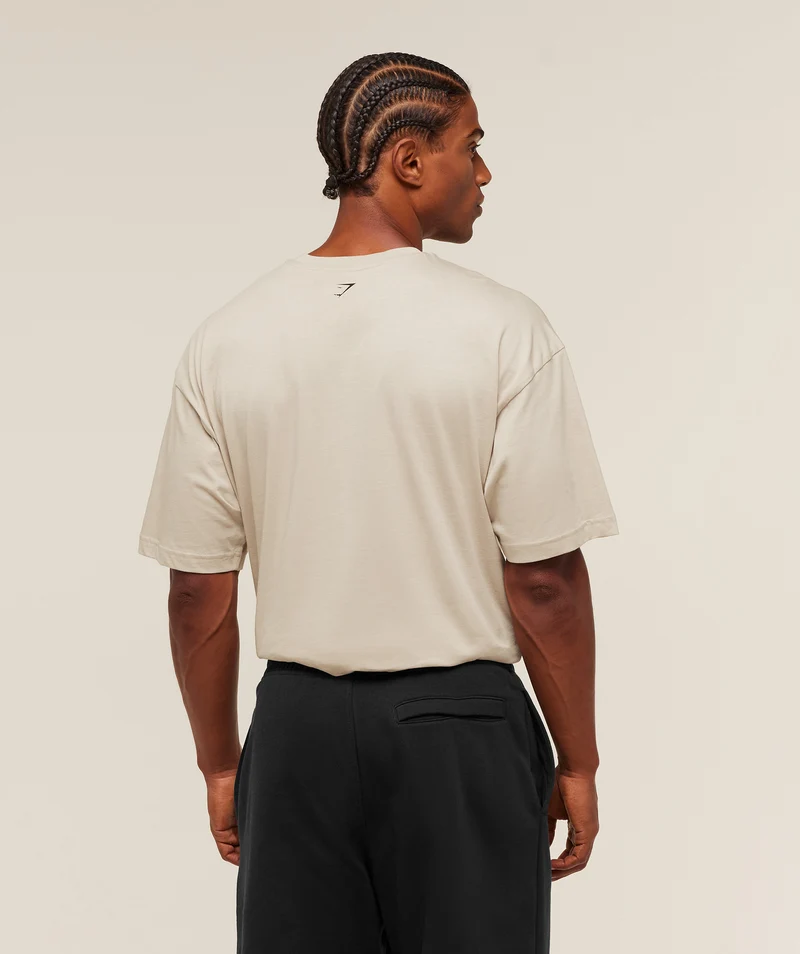 Gymshark 2012 Strength T-Shirt - Pebble Grey