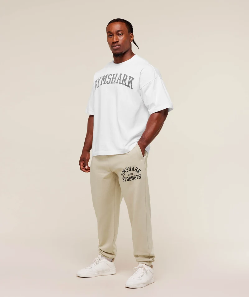 Gymshark 2012 Strength Joggers - Pebble Grey