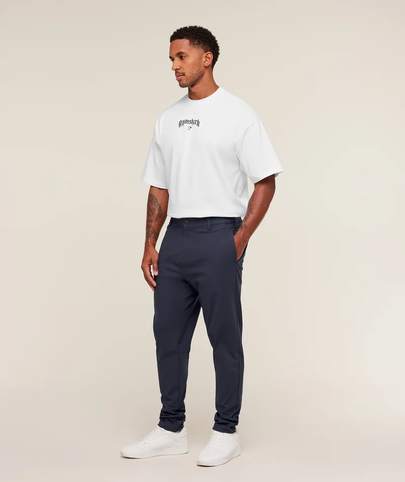 The Gymshark Pant Elite Slim - Heavy Blue