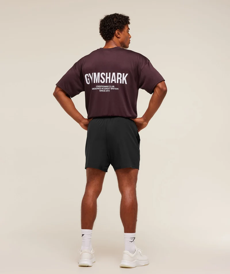 Gymshark Conditioning Club Oversized T-Shirt - Cherry Purple