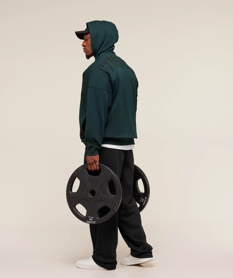 Gymshark Power Oversized Hoodie - Deep Petrol Blue