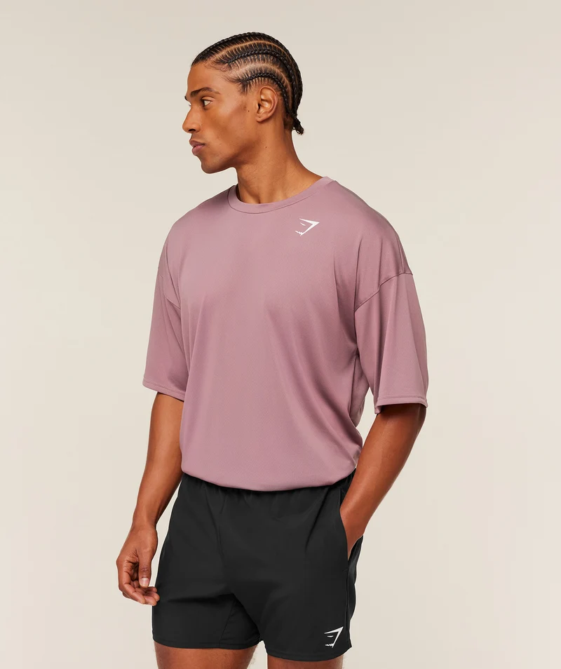 Gymshark Arrival Oversized T-Shirt - Calm Pink