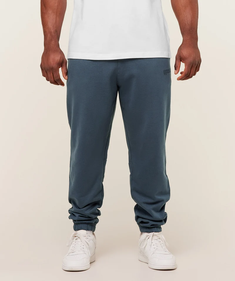 Gymshark Olde English Joggers - Stealth Blue