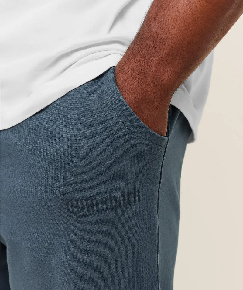 Gymshark Olde English Joggers - Stealth Blue