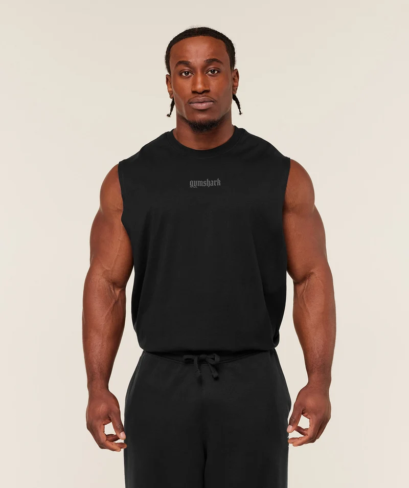 Gymshark Olde English Tank - Black