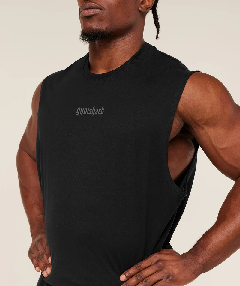 Gymshark Olde English Tank - Black