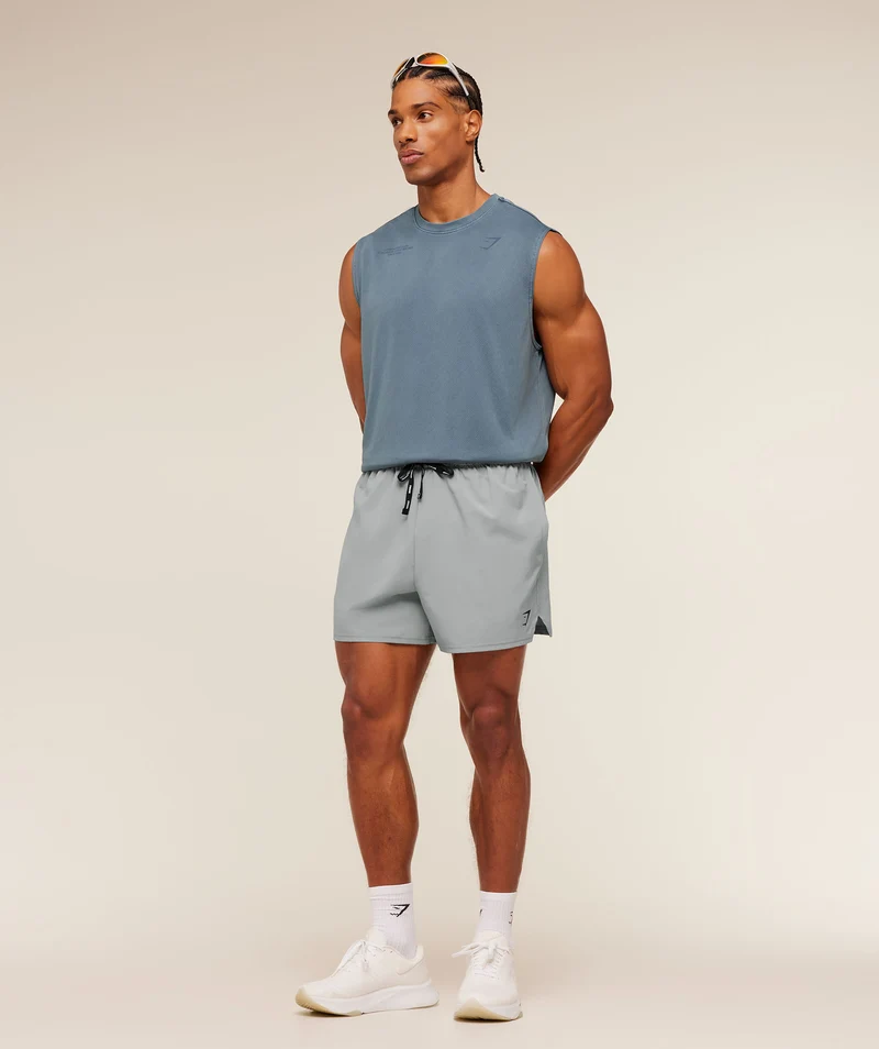 Gymshark Conditioning Club Washed Tank - Iron Blue/Wash