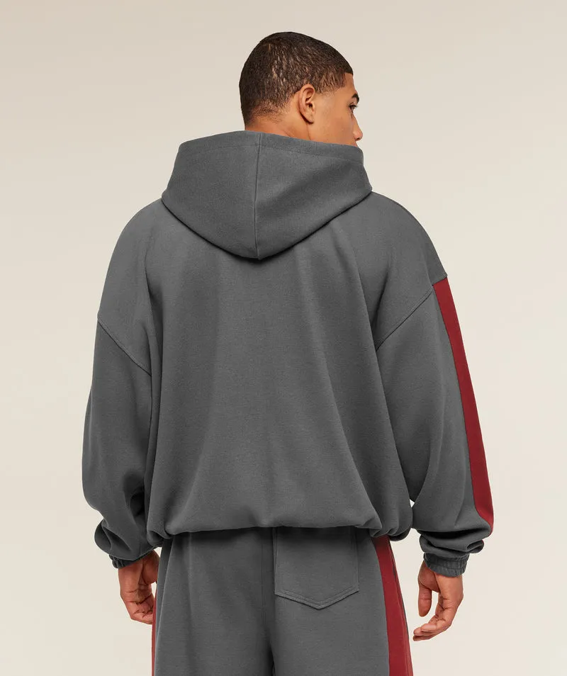 Gymshark x Carlos Belcast Zip Up Hoodie - Onyx Grey