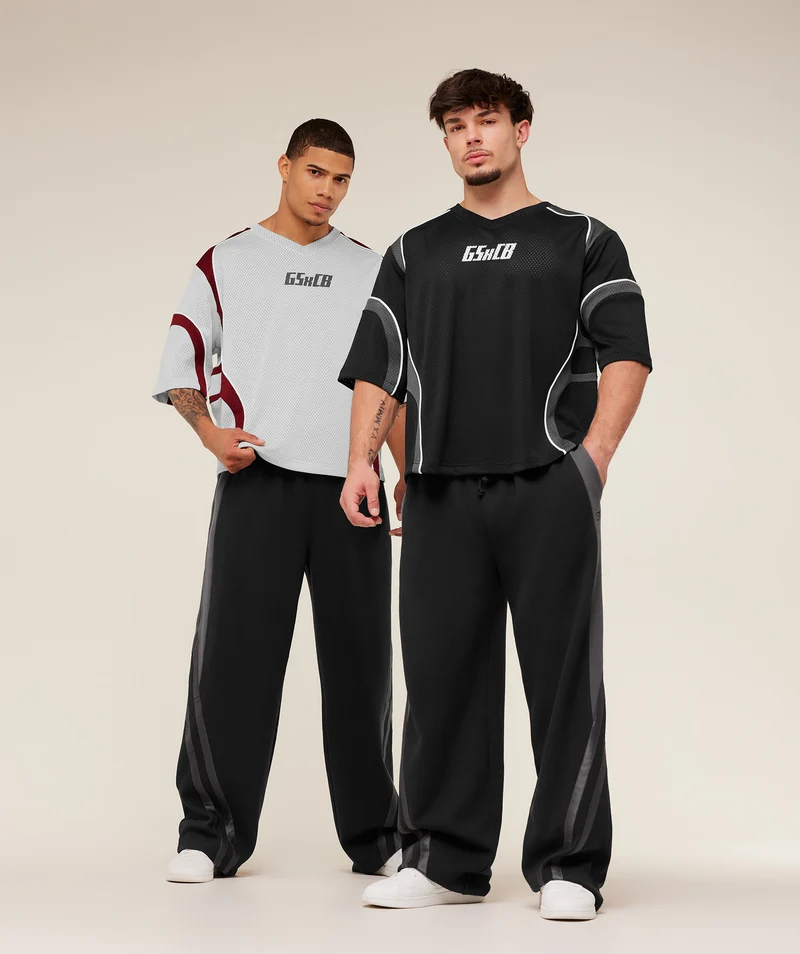 Gymshark GS x Carlos Mesh Jersey - Light Grey
