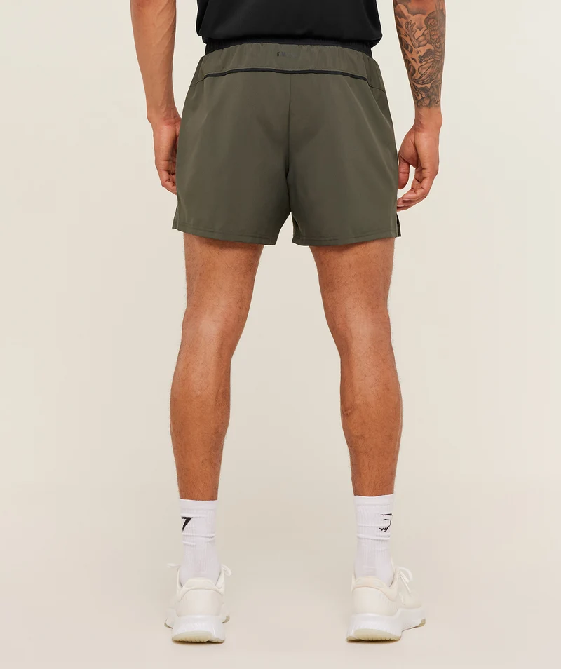 Gymshark Arrival Contrast Shorts - Strength Green/Black