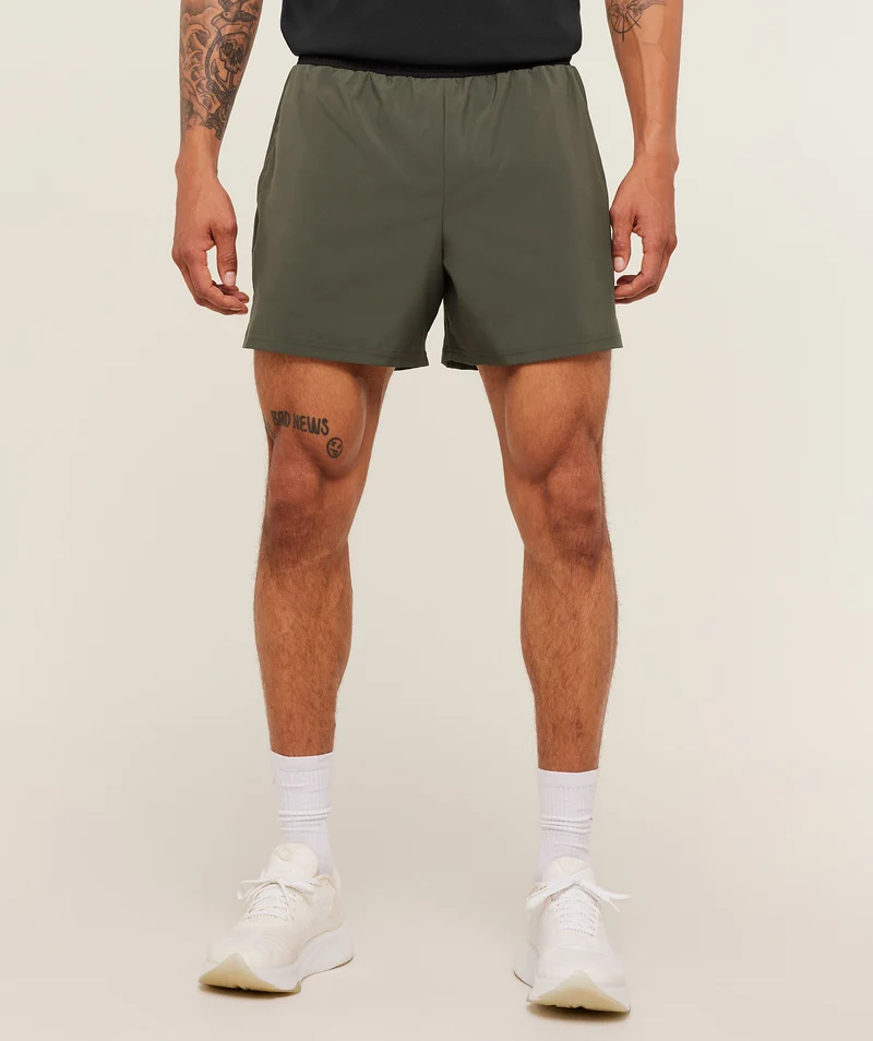 Gymshark Arrival Contrast Shorts - Strength Green/Black