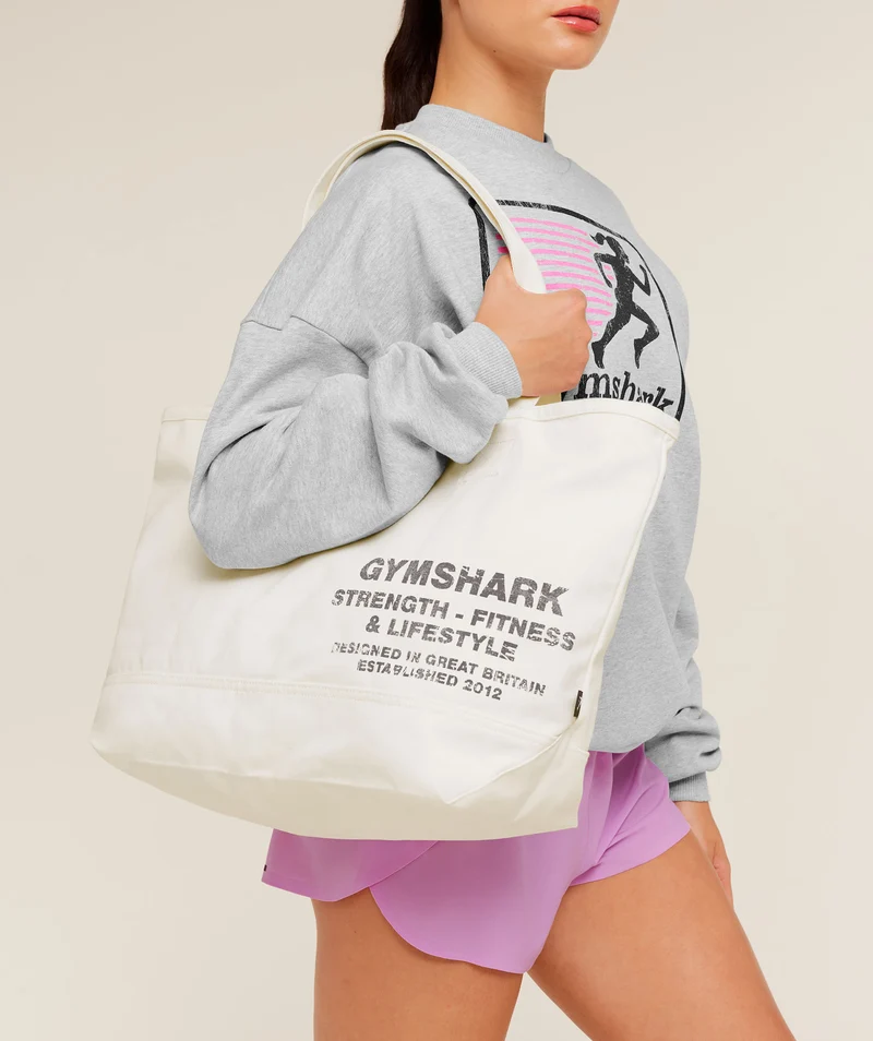Gymshark Strength Tote - Soft White
