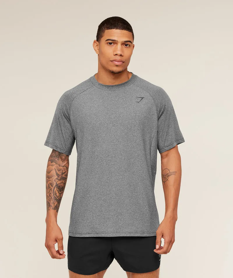 Gymshark Weekend T-Shirt - Black/Onyx Grey