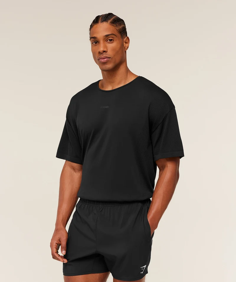 Gymshark Distance Seamless T-Shirt - Black