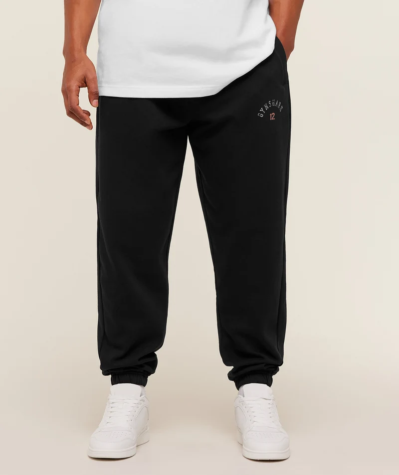 Gymshark 12 Graphic Joggers - Black