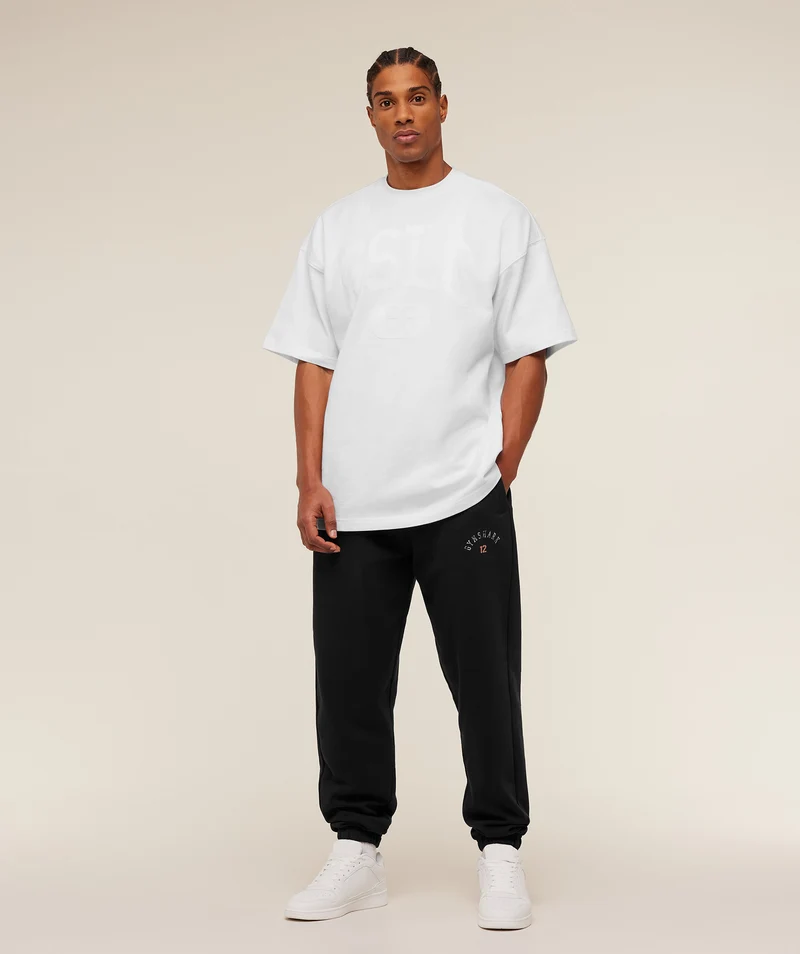Gymshark 12 Graphic Joggers - Black