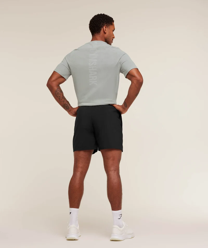 Gymshark Lightweight Seamless T-Shirt - Denim Grey/Light Grey