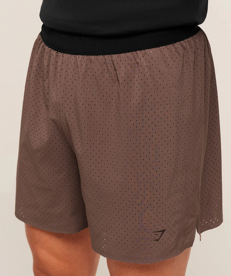 Gymshark Sport Zero 5" Shorts - Soft Brown
